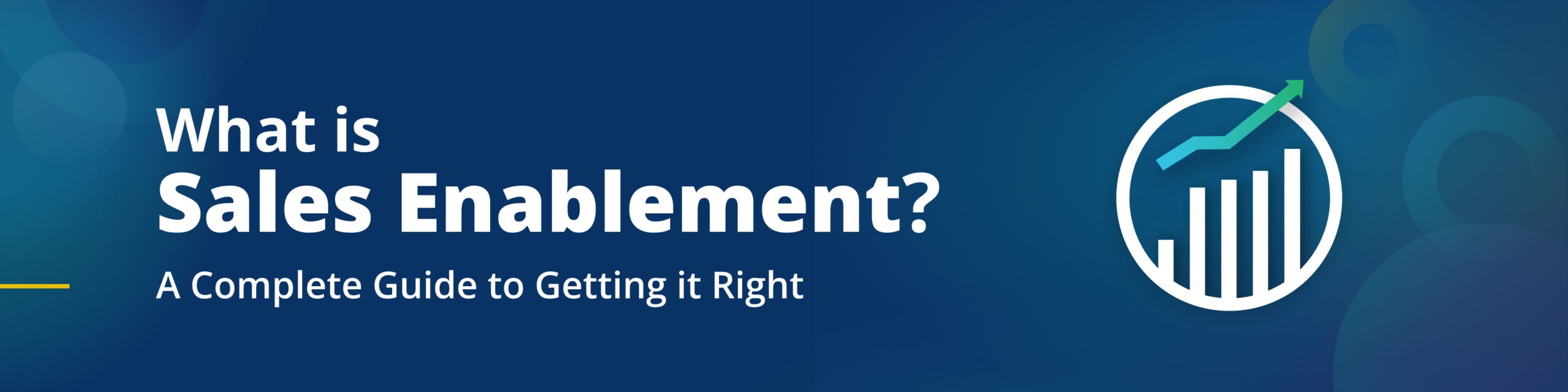 What is Sales Enablement blog banner