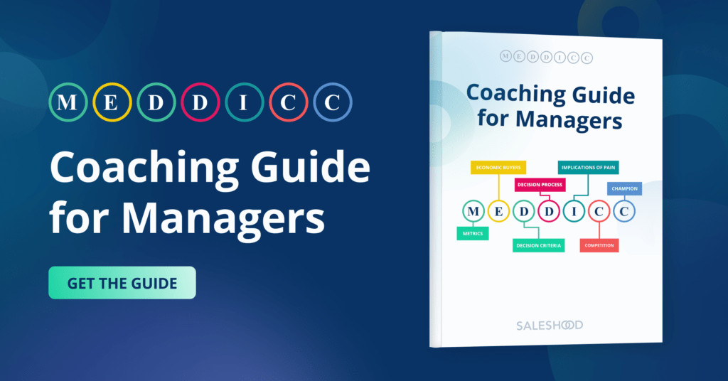 MEDDICC MEDDPICC SalesHood Coaching Guide for Managers-share