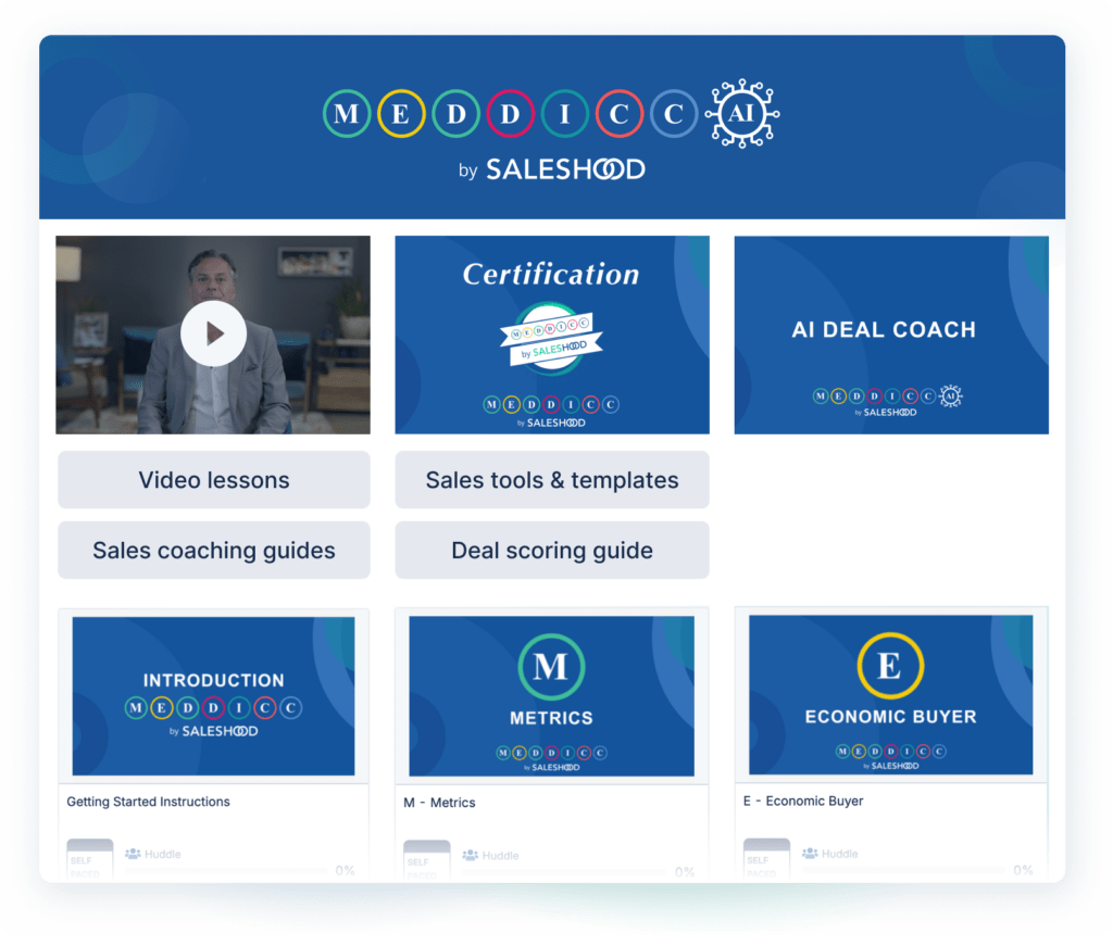 SalesHood MEDDICC Course