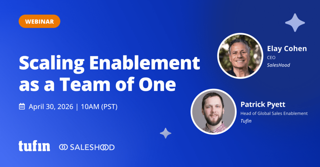 Scaling enablement as a team of one